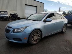 Salvage cars for sale from Copart Woodburn, OR: 2011 Chevrolet Cruze ECO