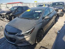 Salvage cars for sale at Cahokia Heights, IL auction: 2017 Chevrolet Cruze Premier