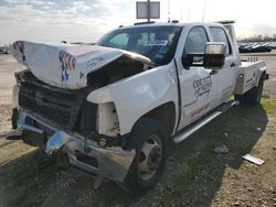 Salvage trucks for sale at Houston, TX auction: 2011 Chevrolet Silverado C3500 LT