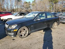 Mercedes-Benz salvage cars for sale: 2012 Mercedes-Benz C 250