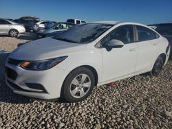 Salvage cars for sale from Copart Taylor, TX: 2017 Chevrolet Cruze LS