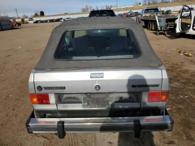 1985 Volkswagen Golf Cabriolet DLX