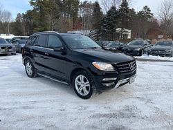 Mercedes-Benz m-Class salvage cars for sale: 2014 Mercedes-Benz ML 350 4matic