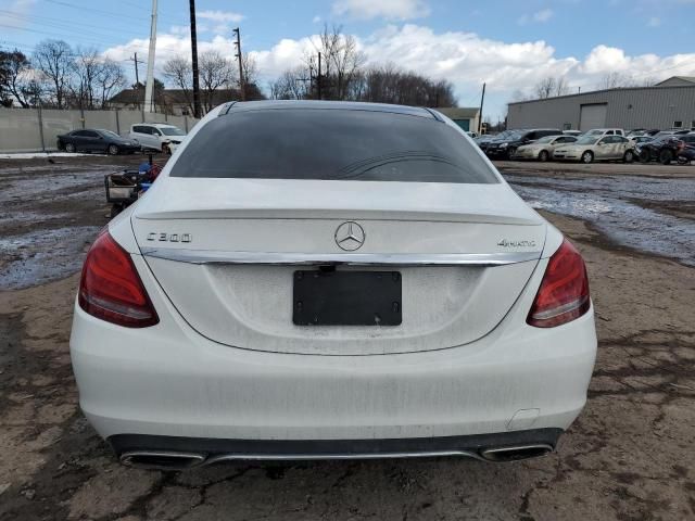 2016 Mercedes-Benz C 300 4matic