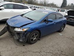 Salvage cars for sale at Portland, OR auction: 2015 Honda Civic LX