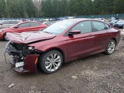 Chrysler Vehiculos salvage en venta: 2015 Chrysler 200 S