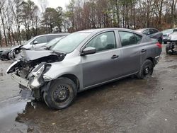 Salvage cars for sale at Austell, GA auction: 2019 Nissan Versa S