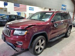 Jeep salvage cars for sale: 2016 Jeep Grand Cherokee Limited