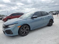 Honda salvage cars for sale: 2018 Honda Civic Sport Touring