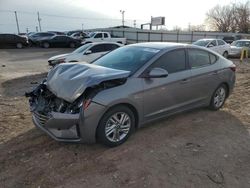 Salvage cars for sale at Oklahoma City, OK auction: 2020 Hyundai Elantra SEL