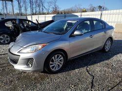 Salvage cars for sale at Spartanburg, SC auction: 2012 Mazda 3 I