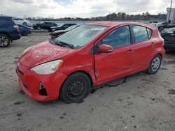 Salvage cars for sale from Copart Fredericksburg, VA: 2012 Toyota Prius C