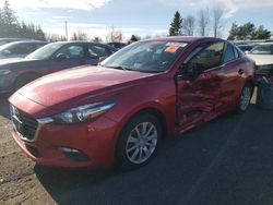 Mazda salvage cars for sale: 2017 Mazda 3 SE