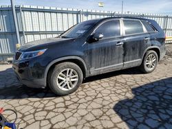 Salvage cars for sale at Dyer, IN auction: 2014 KIA Sorento LX