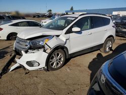 Salvage cars for sale at Woodhaven, MI auction: 2018 Ford Escape SE