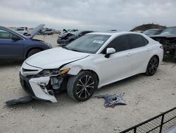 Salvage cars for sale at Temple, TX auction: 2020 Toyota Camry SE