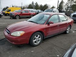 Salvage cars for sale at Denver, CO auction: 2002 Ford Taurus SES