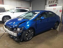 Honda salvage cars for sale: 2013 Honda Civic EX