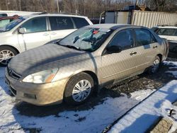 Honda salvage cars for sale: 2006 Honda Accord Value