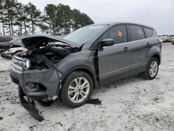 Salvage cars for sale at Loganville, GA auction: 2017 Ford Escape SE