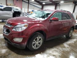 Salvage cars for sale from Copart West Mifflin, PA: 2017 Chevrolet Equinox LT