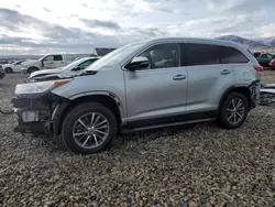 Salvage cars for sale at Magna, UT auction: 2019 Toyota Highlander SE