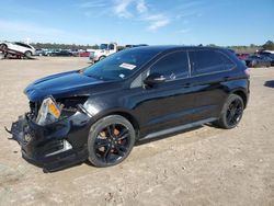 Salvage cars for sale at Houston, TX auction: 2019 Ford Edge ST