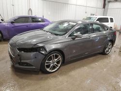 Salvage cars for sale at Franklin, WI auction: 2016 Ford Fusion Titanium