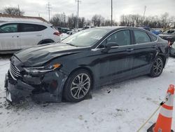 Carros salvage a la venta en subasta: 2019 Ford Fusion SEL