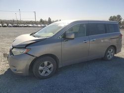 Salvage cars for sale at Mentone, CA auction: 2012 Nissan Quest S