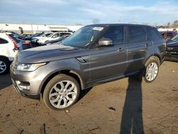 Land Rover salvage cars for sale: 2015 Land Rover Range Rover Sport HSE