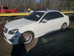 Salvage cars for sale at Waldorf, MD auction: 2013 Mercedes-Benz C 300 4matic