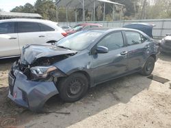 Salvage cars for sale from Copart Savannah, GA: 2015 Toyota Corolla L