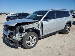 Salvage cars for sale at Houston, TX auction: 2022 Jeep Grand Cherokee L Limited