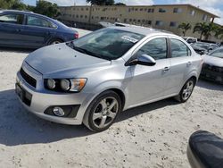 Salvage cars for sale from Copart Opa Locka, FL: 2015 Chevrolet Sonic LTZ