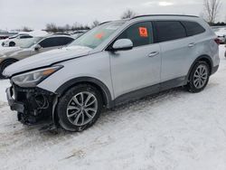 Hyundai salvage cars for sale: 2018 Hyundai Santa FE SE