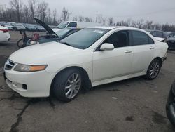 Acura salvage cars for sale: 2007 Acura TSX