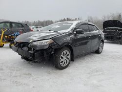 Vehiculos salvage en venta de Copart Ontario Auction, ON: 2017 Toyota Corolla L