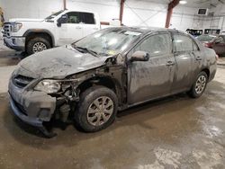 Salvage cars for sale at Center Rutland, VT auction: 2011 Toyota Corolla Base