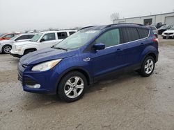 Salvage cars for sale at Kansas City, KS auction: 2016 Ford Escape SE