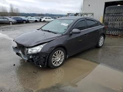 Salvage cars for sale from Copart Arlington, WA: 2014 Chevrolet Cruze ECO