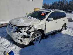 Salvage cars for sale from Copart Ontario Auction, ON: 2016 Nissan Pathfinder S