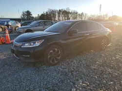 Salvage cars for sale from Copart Mebane, NC: 2017 Honda Accord EXL