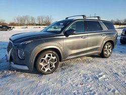 Salvage cars for sale at auction: 2021 Hyundai Palisade Calligraphy