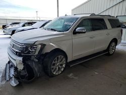 Salvage cars for sale at Dyer, IN auction: 2019 Ford Expedition Max Platinum