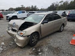 Salvage cars for sale from Copart Riverview, FL: 2002 Toyota Camry LE