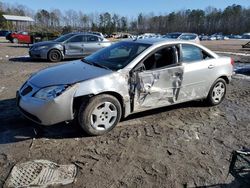 Pontiac salvage cars for sale: 2008 Pontiac G6 Value Leader