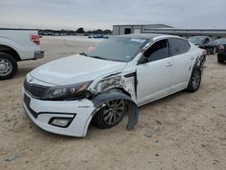 Salvage cars for sale at San Antonio, TX auction: 2015 KIA Optima EX