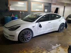 Salvage cars for sale at Indianapolis, IN auction: 2023 Tesla Model 3