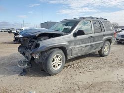 Salvage cars for sale at Haslet, TX auction: 2003 Jeep Grand Cherokee Laredo